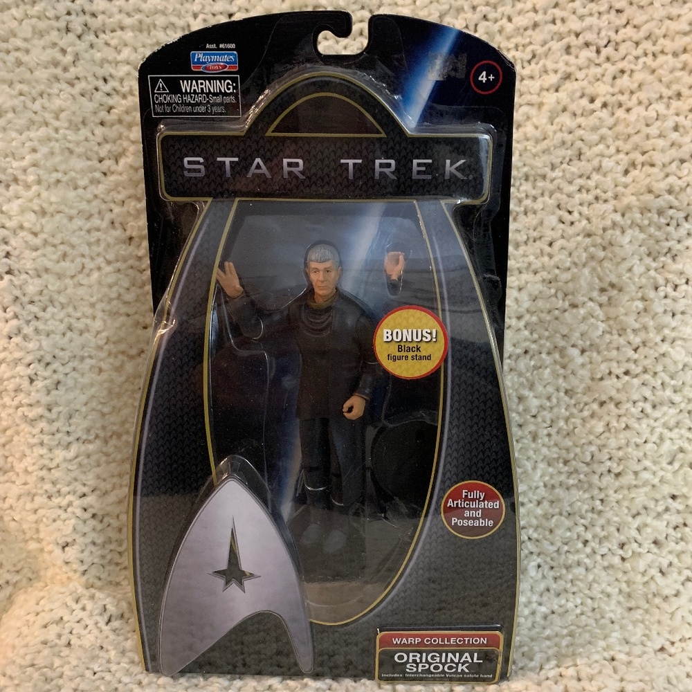 Star Trek Spock figure from 2009, new.